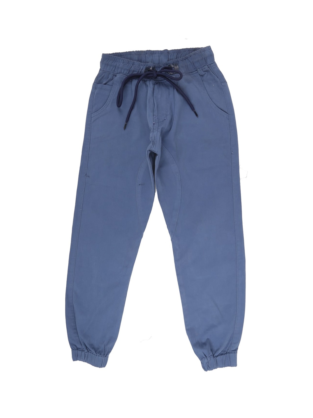

V-Mart Boys Blue Classic Regular Fit Solid Cotton Jogger