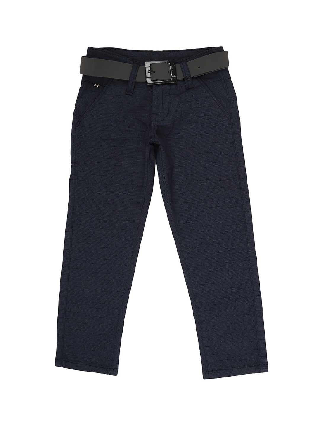 

V-Mart Boys Navy Blue Classic Mid Rise Regular Fit Trousers