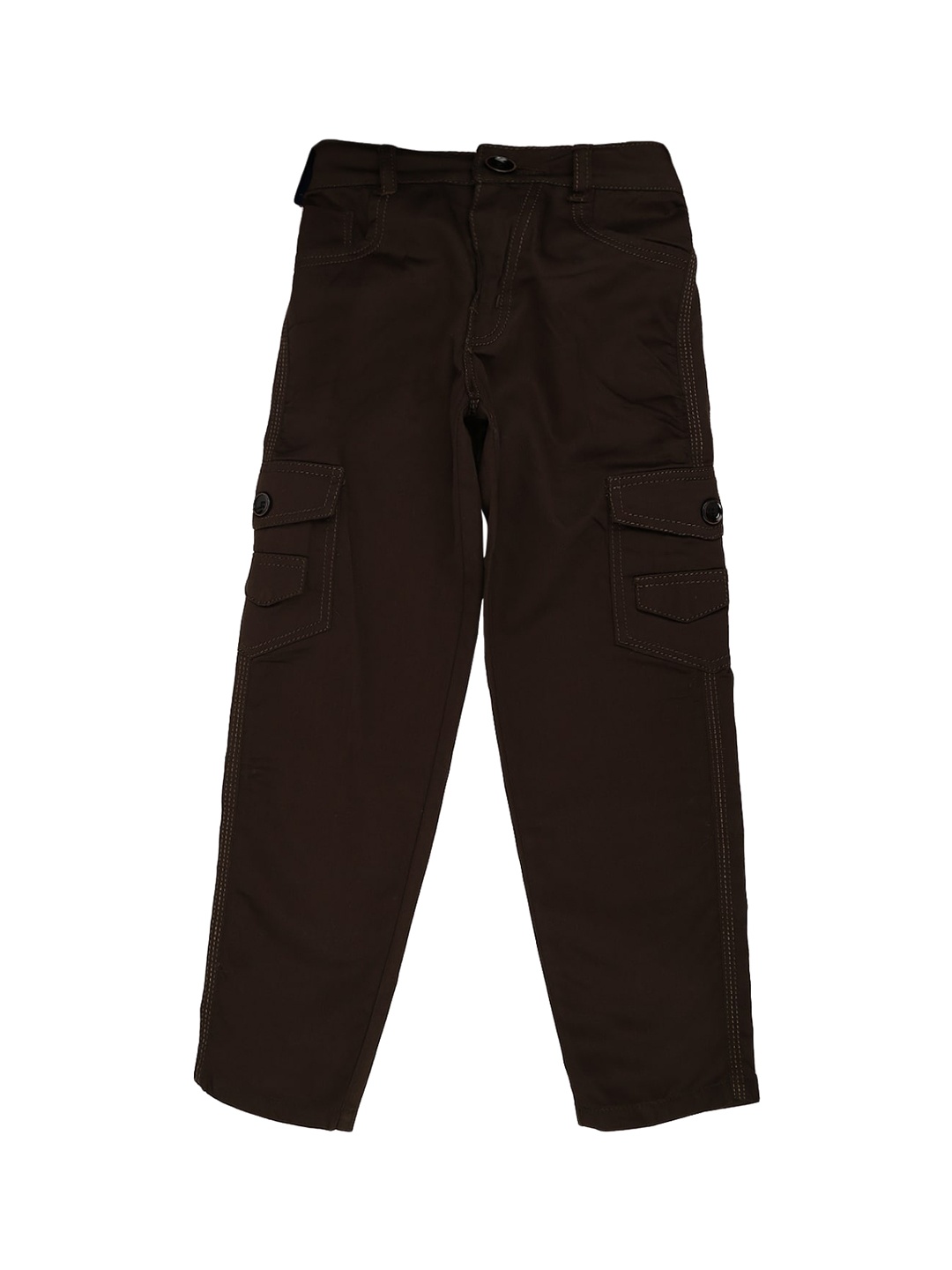 

V-Mart Boys Olive Green Classic Cargos Trousers