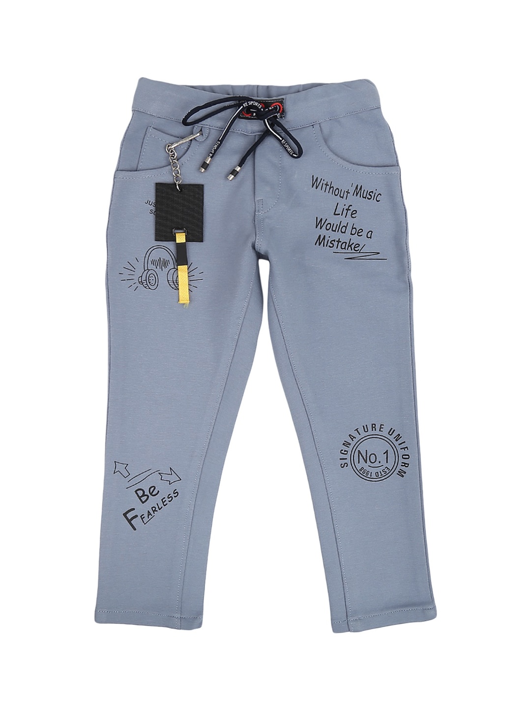 

V-Mart Boys Grey Classic Mid Rise Regular Fit Trousers