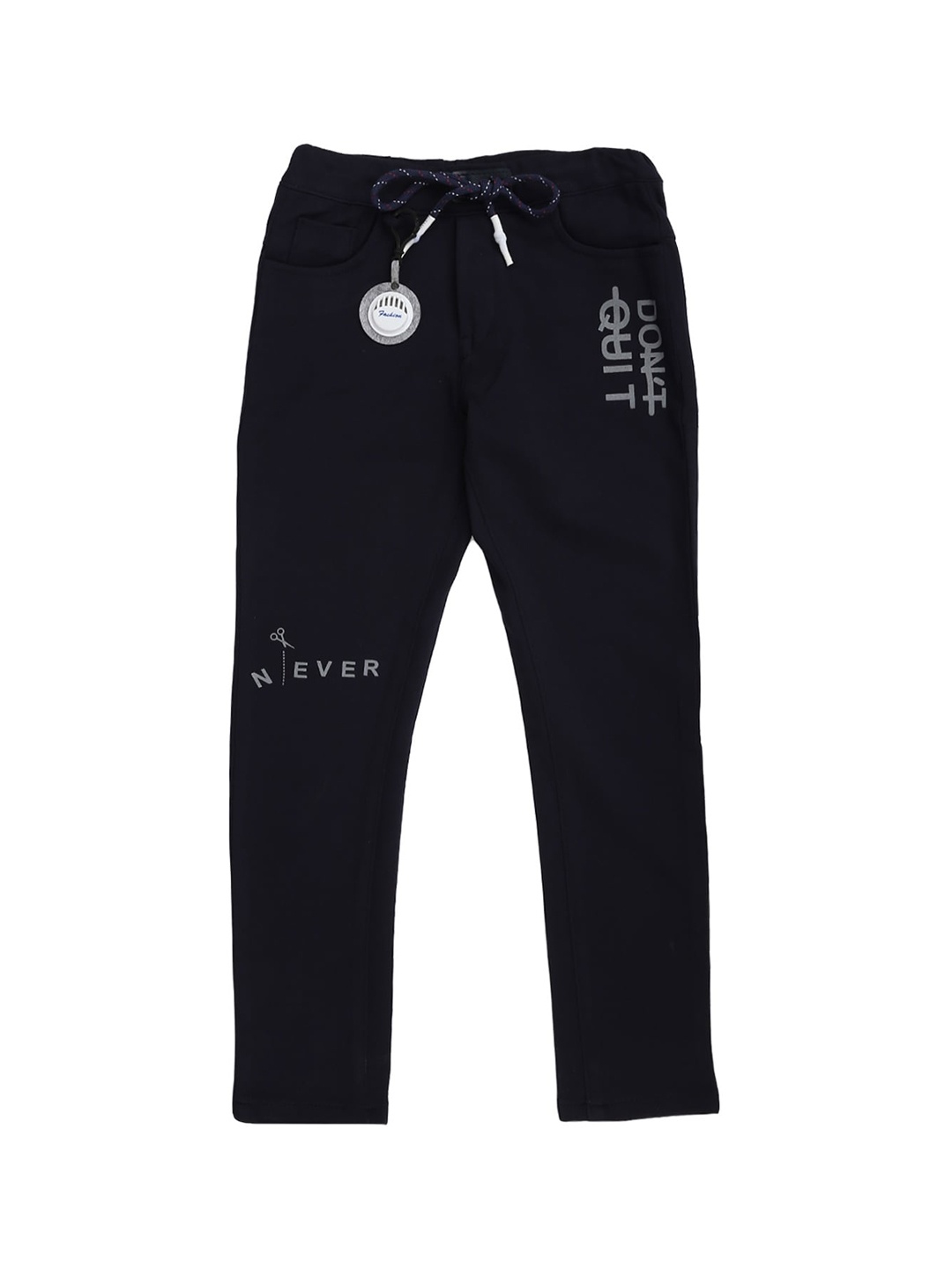 

V-Mart Boys Grey Printed Classic Trousers