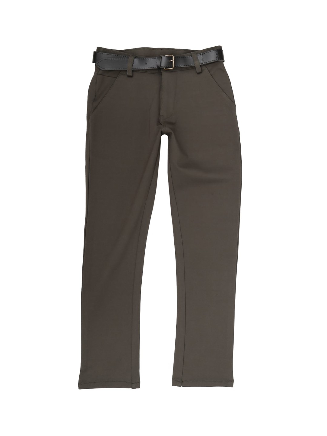 

V-Mart Boys Olive Green Classic Mid Rise Regular Fit Trousers