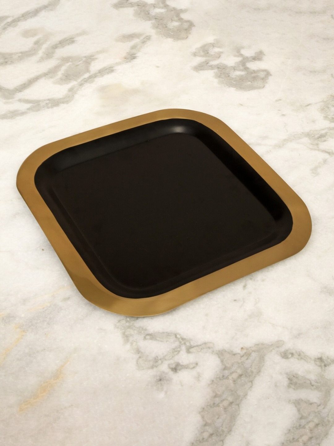 

Home Centre Black Solid Bar Tray