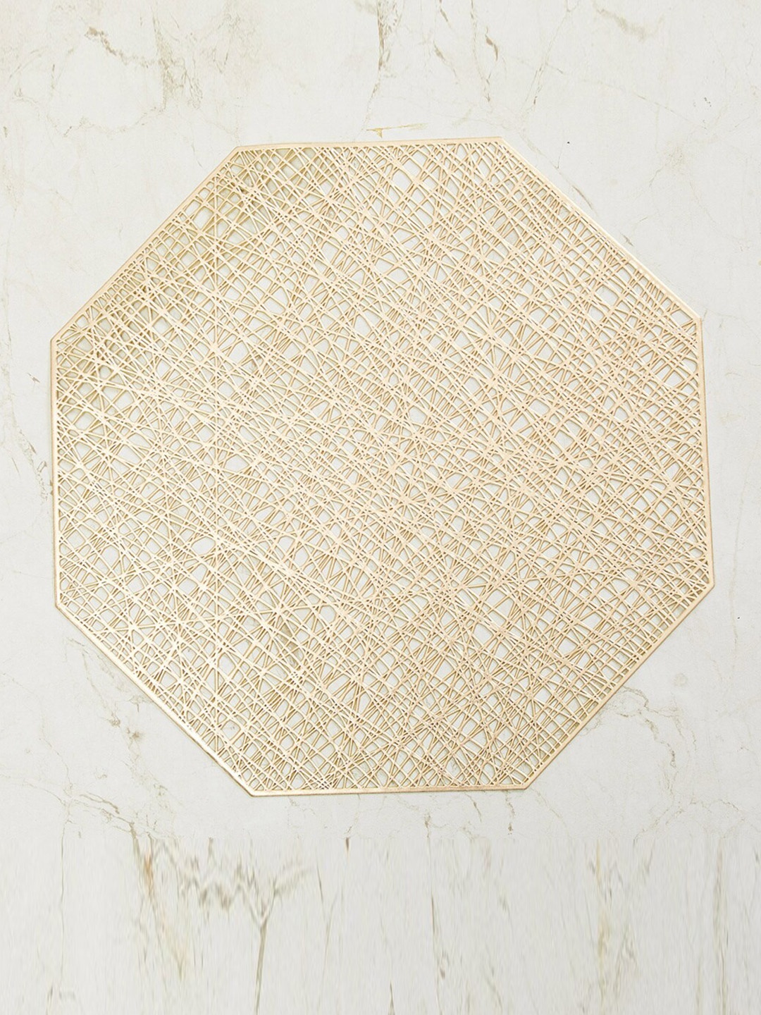 

Home Centre Gold-Coloured Solid Table Placemats