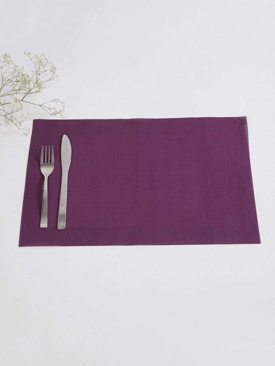 

Home Centre Unisex Purple Textured Table Placemats