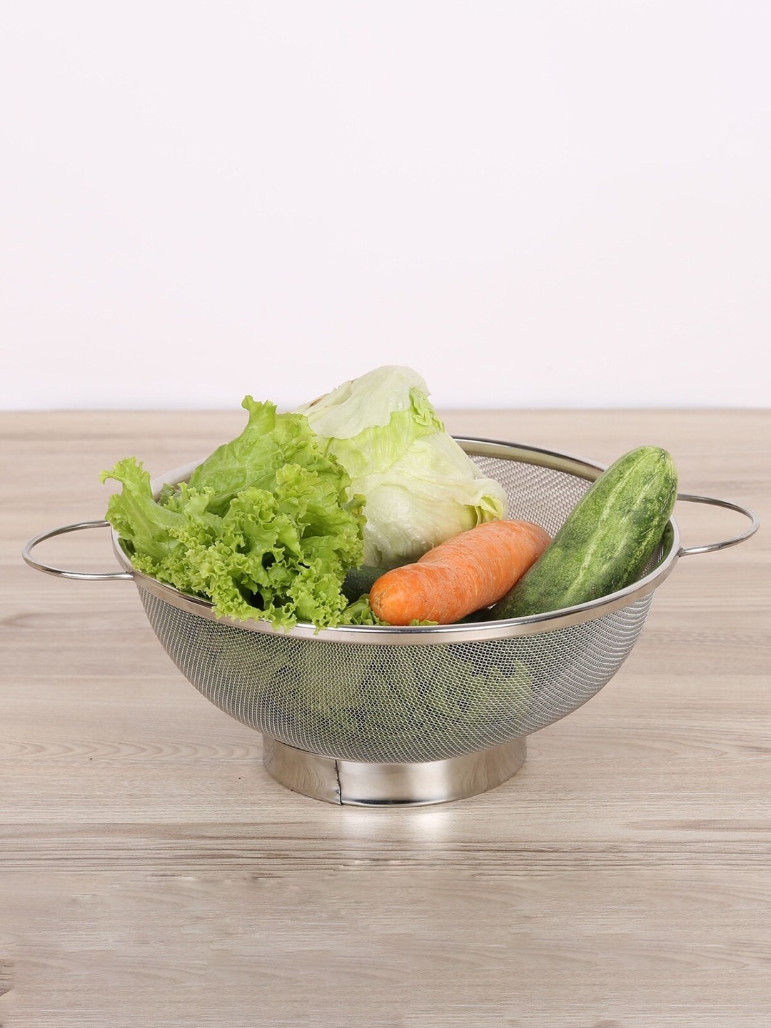 

Home Centre Silver-Toned Stainless Steel Ferrit Sivia Colander Basket