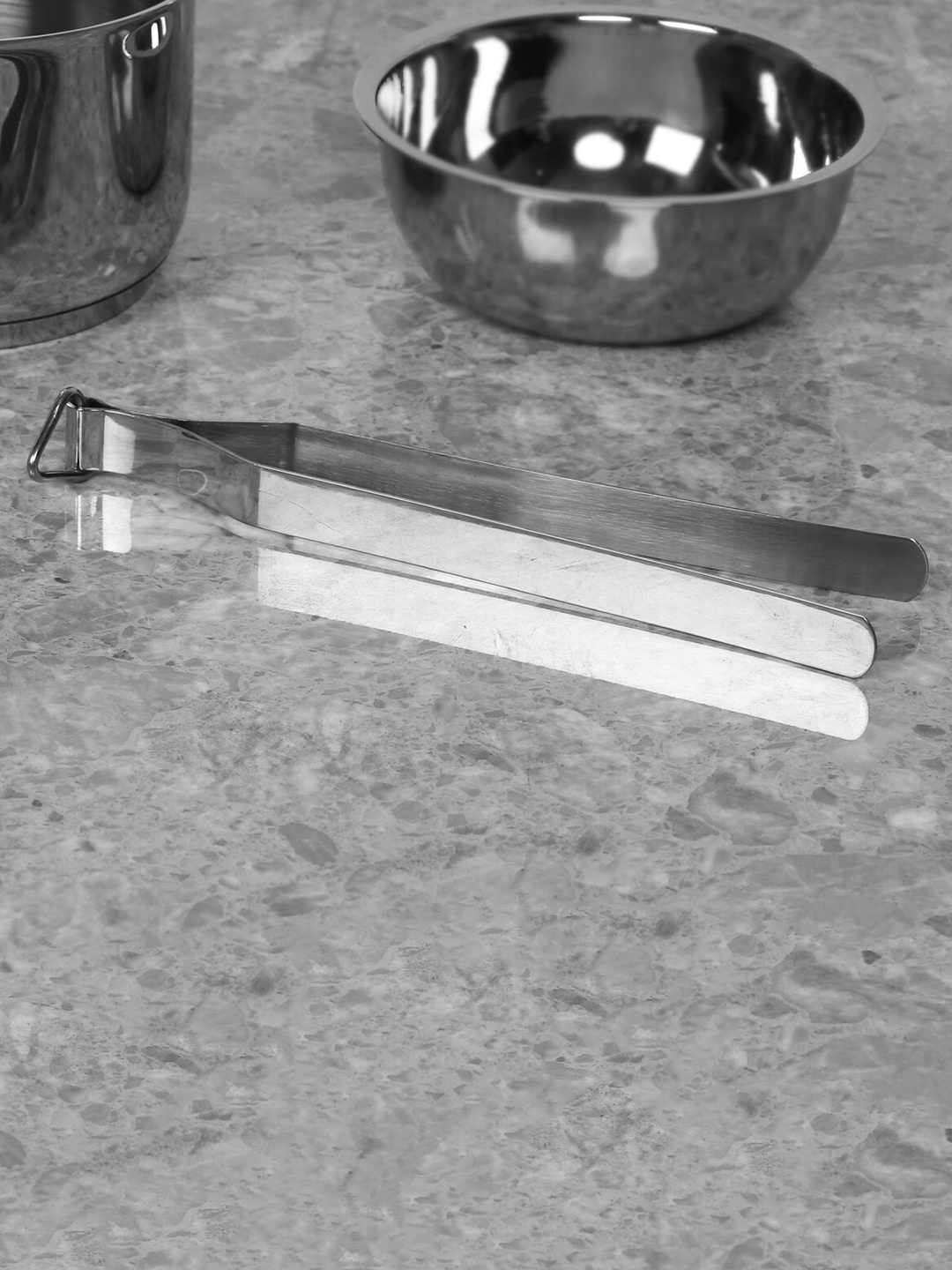 

Home Centre Silver_Toned Solid Stainless Steel Tongs