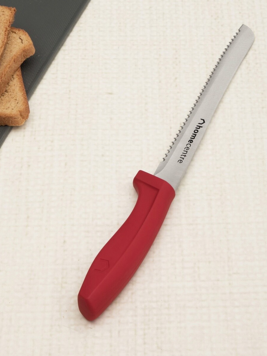 

Home Centre Silver-Toned And Red Solid Stainless Steel Knife