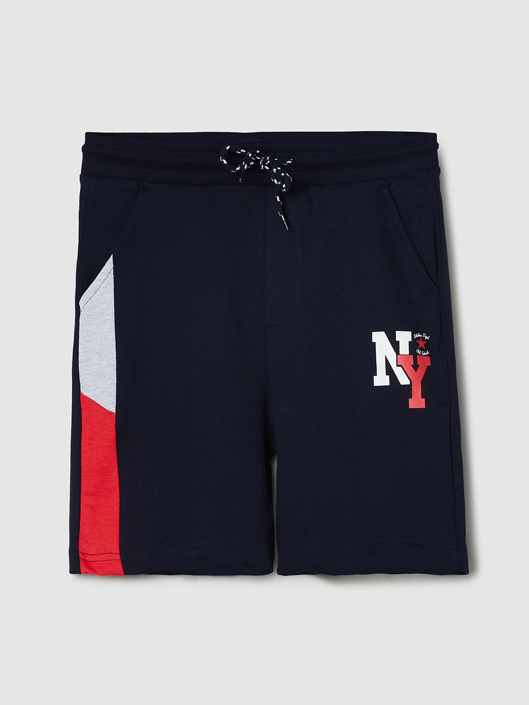 

max Boys Navy Blue Regular Shorts