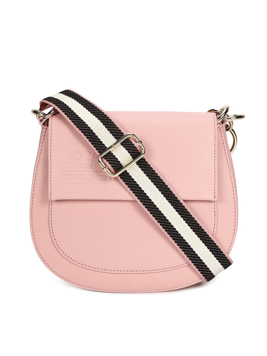 

Ted Baker Pink Leather Bucket Sling Bag