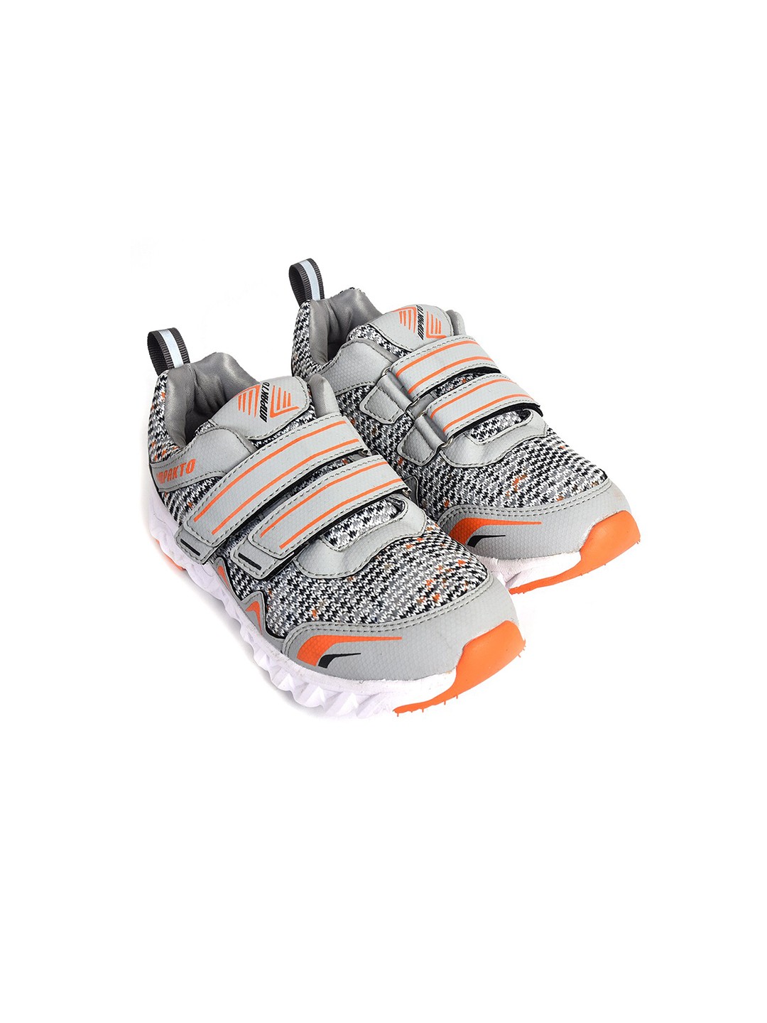 

IMPAKTO Women Grey Mesh Running Non-Marking Shoes