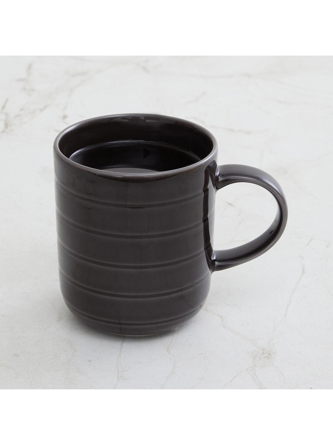 

Home Centre Grey Textured Porcelain Glossy Mug