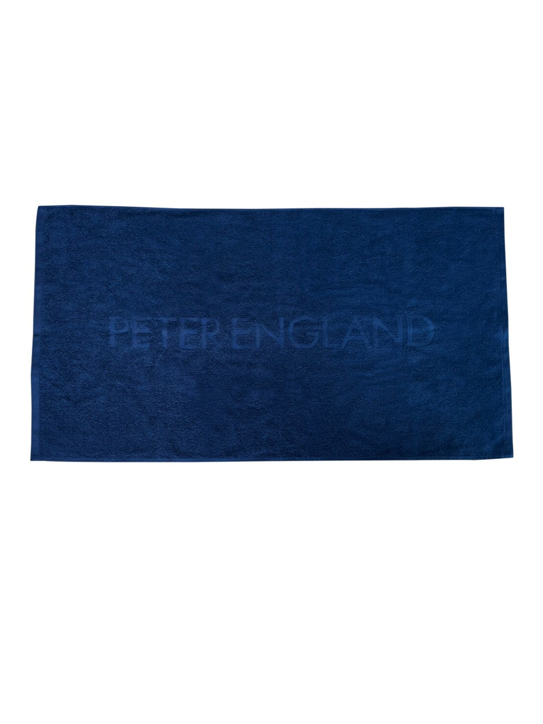 

Peter England Men Navy Blue Solid 450 GSM Cotton Bath Towel
