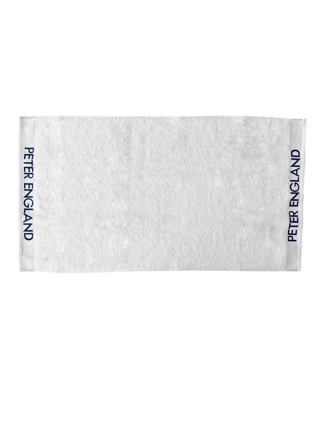 

Peter England Men White Textured Cotton 450GSM Bath Towels