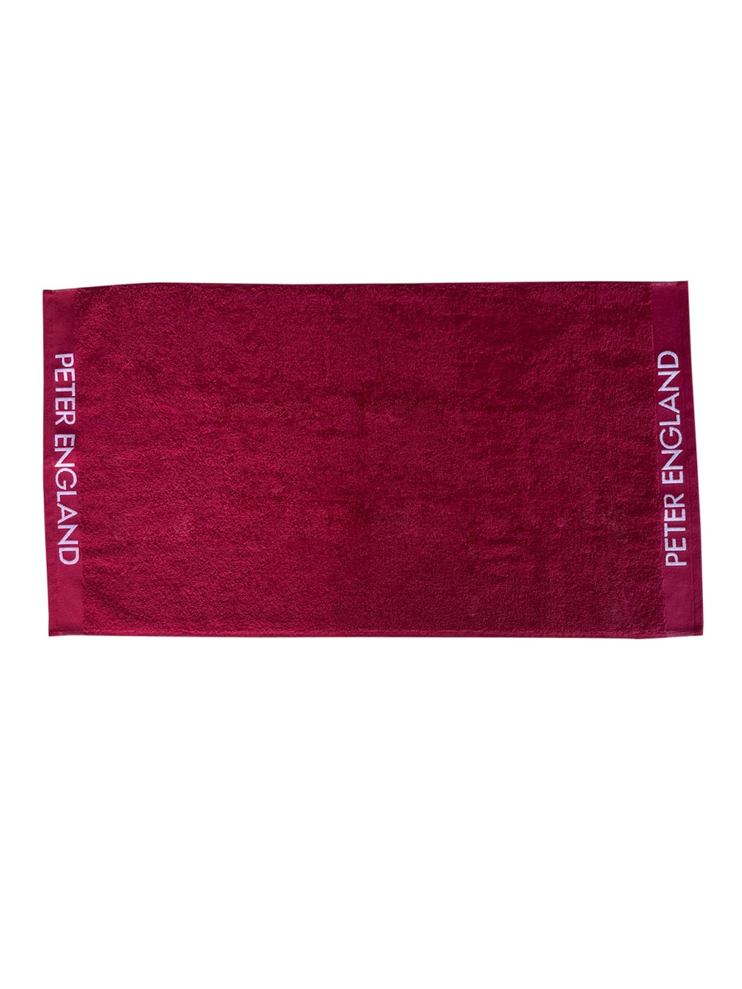 

Peter England Men Red Solid 450 GSM Cotton Bath Towel