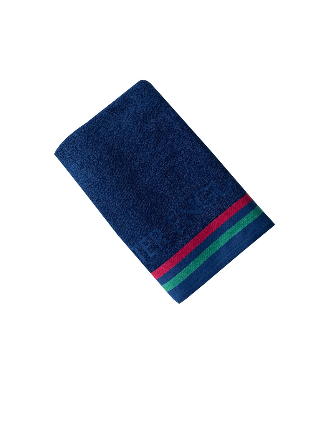 

Peter England Men Navy Blue Solid Cotton 450 GSM Bath Towels