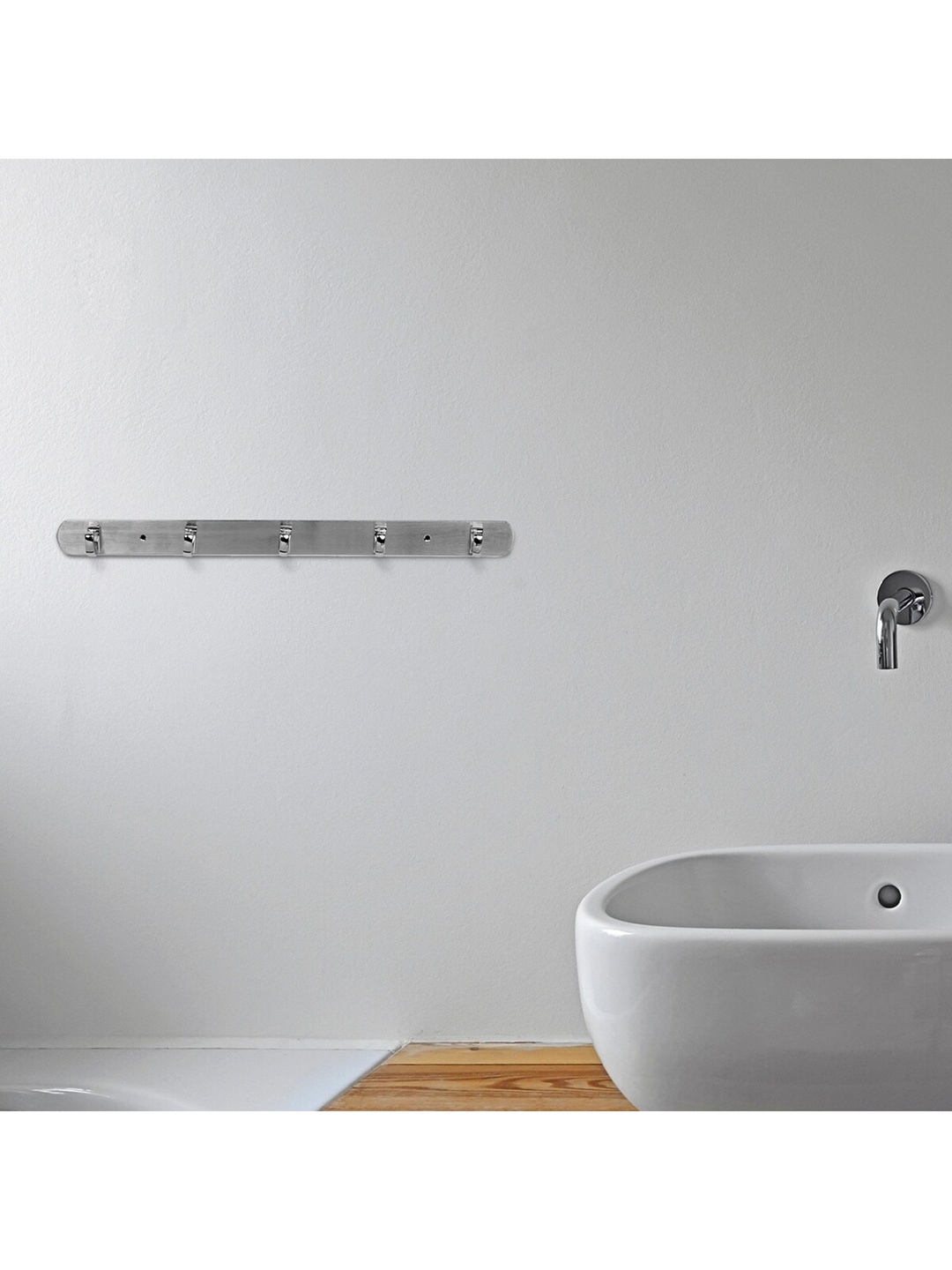 

Home Centre Unisex Silver Bathroom Accessories