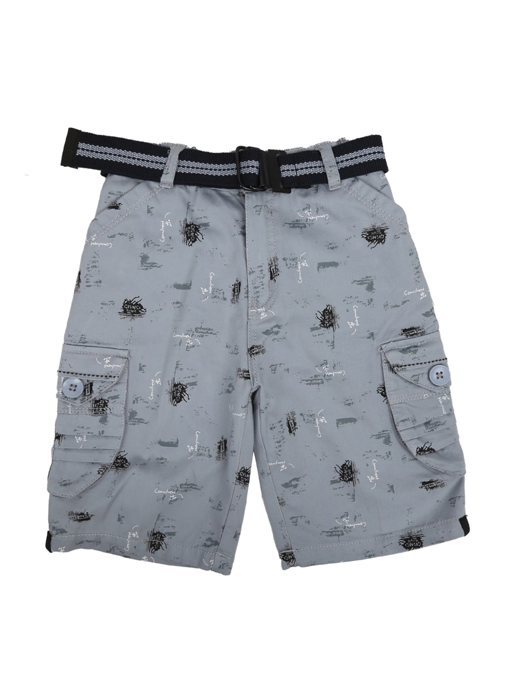 

V-Mart Boys Blue Conversational Printed Cargo Shorts
