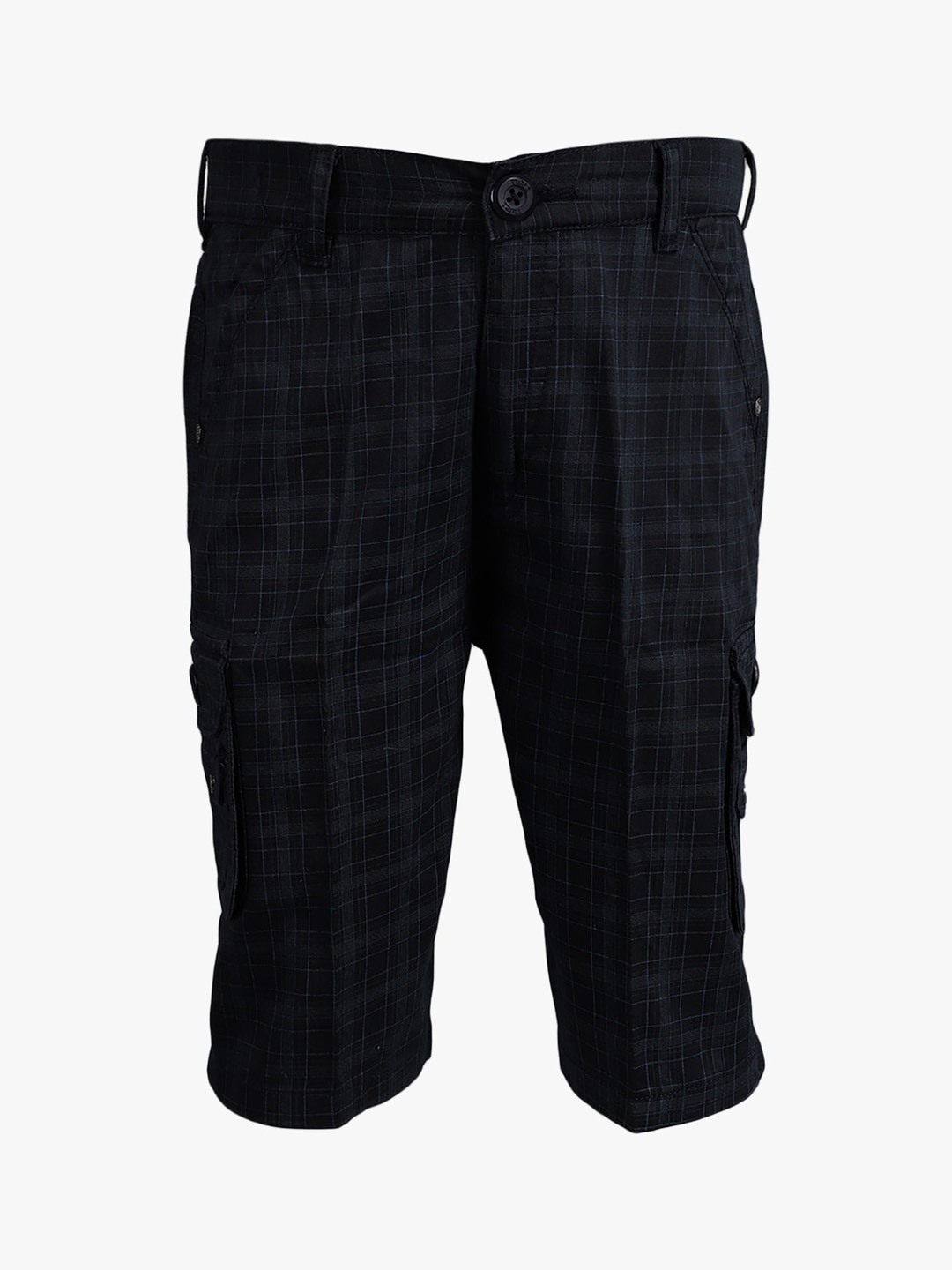 

V-Mart Boys Blue Checked Shorts