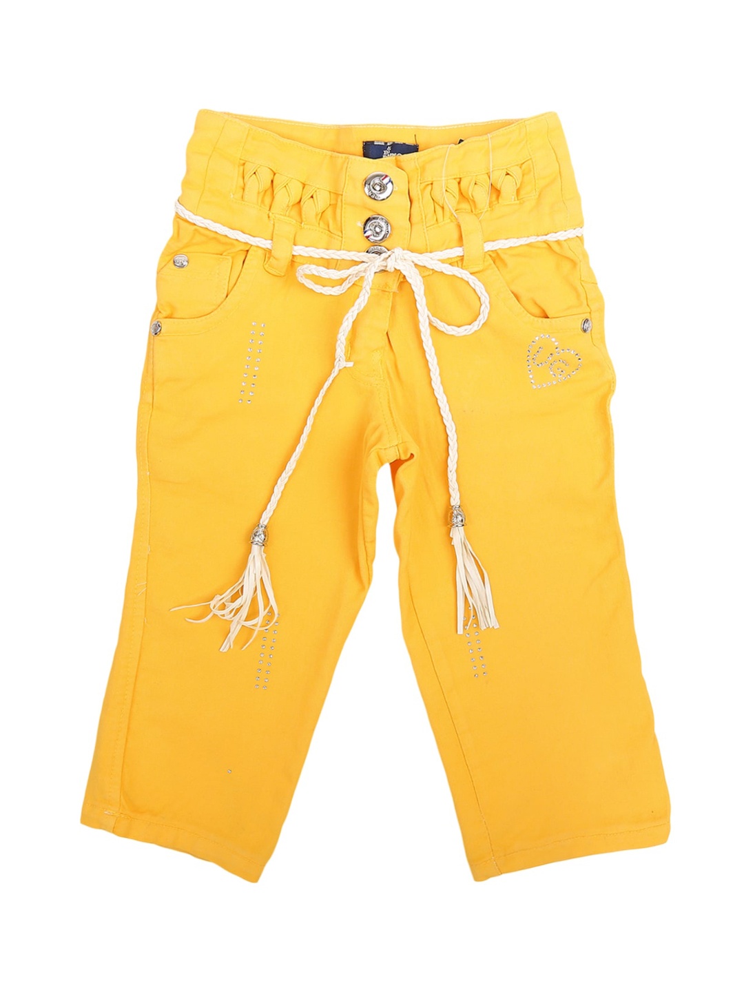 

V-Mart Girls Yellow Hot Pants Shorts