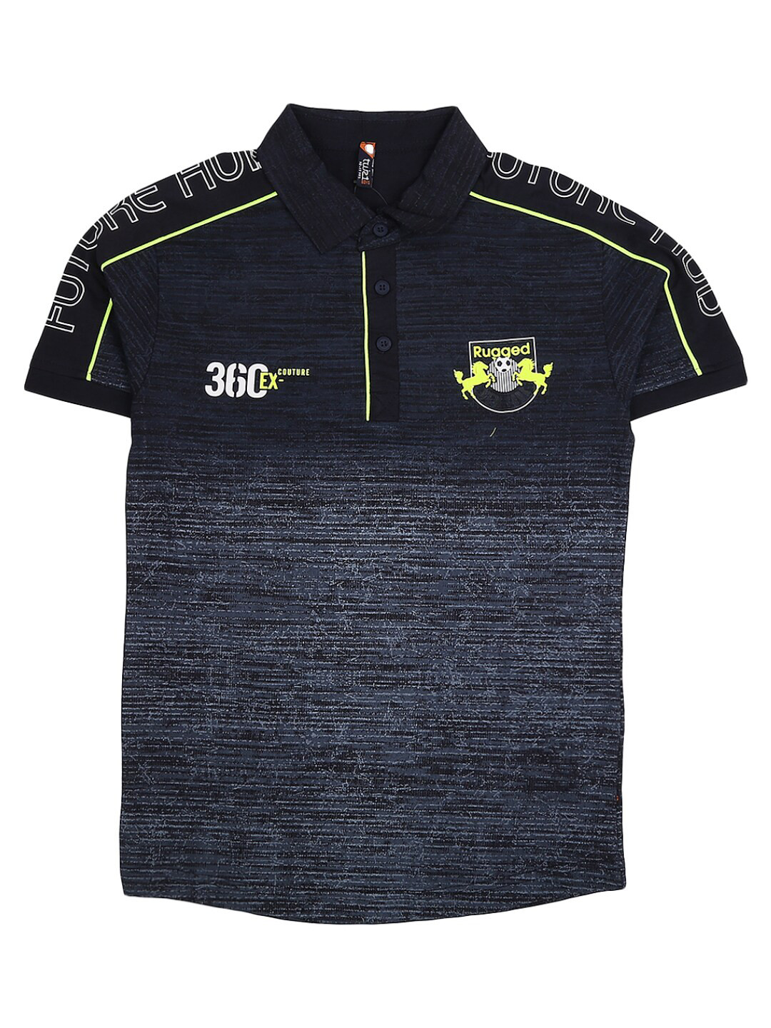 

V-Mart Boys Blue Polo Collar T-shirt