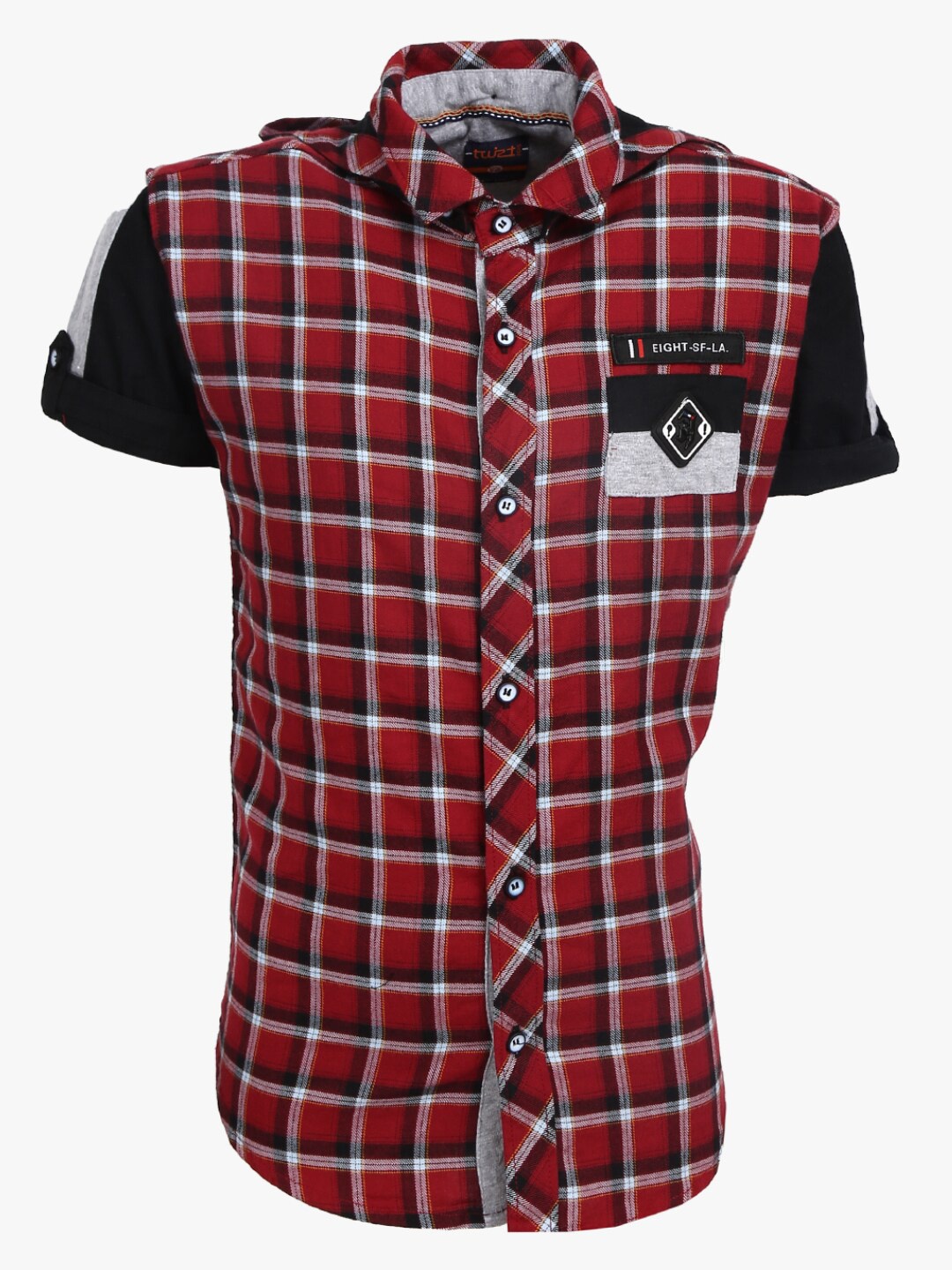 

V-Mart Boys Red Standard Tartan Checks Checked Casual Shirt