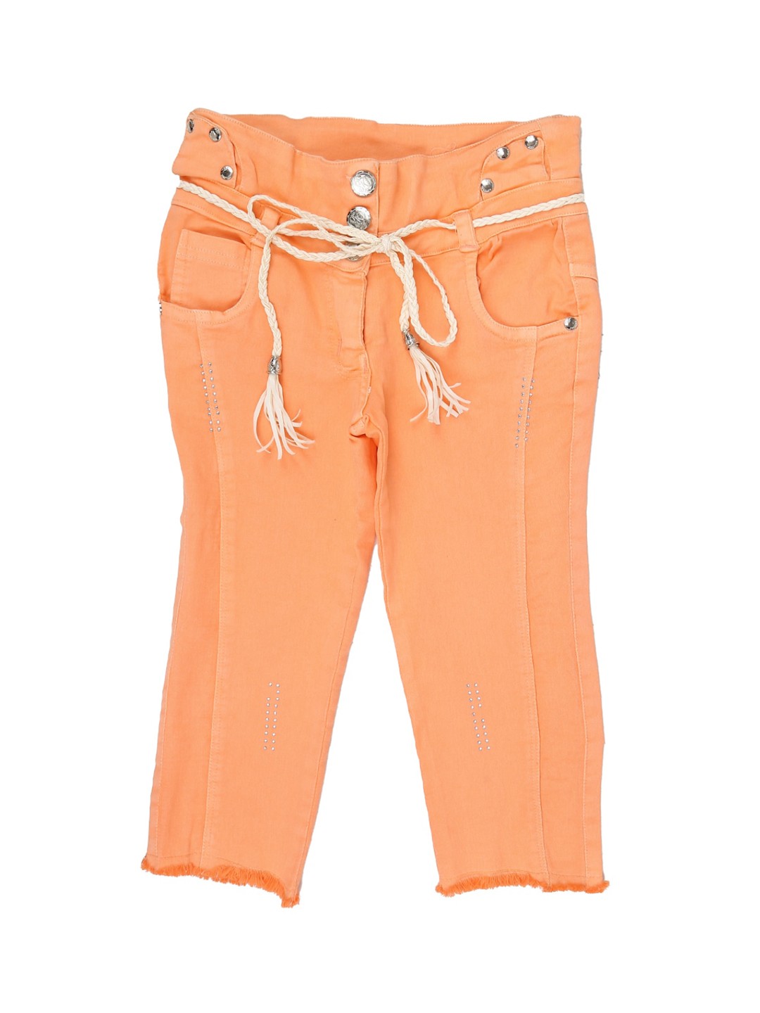 

V-Mart Girls Peach-Coloured High-Rise Shorts