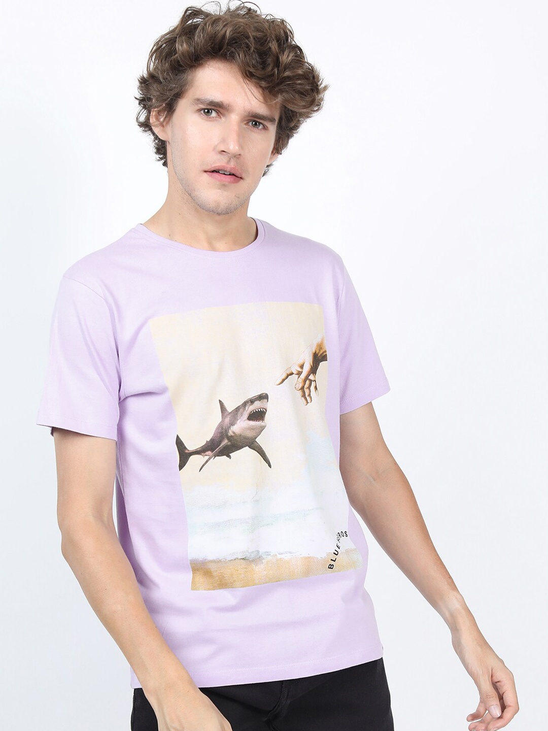 

KETCH Men Violet Slim Fit T-shirt