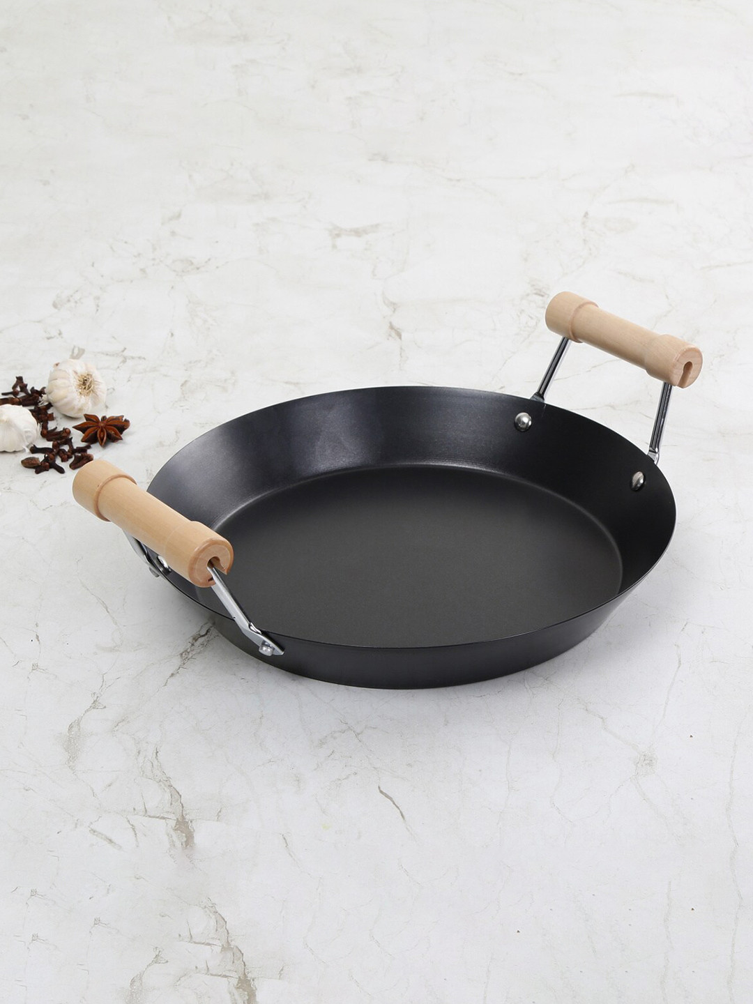 

Home Centre Black Solid Altos Dolmen Stoneware Saute Pan
