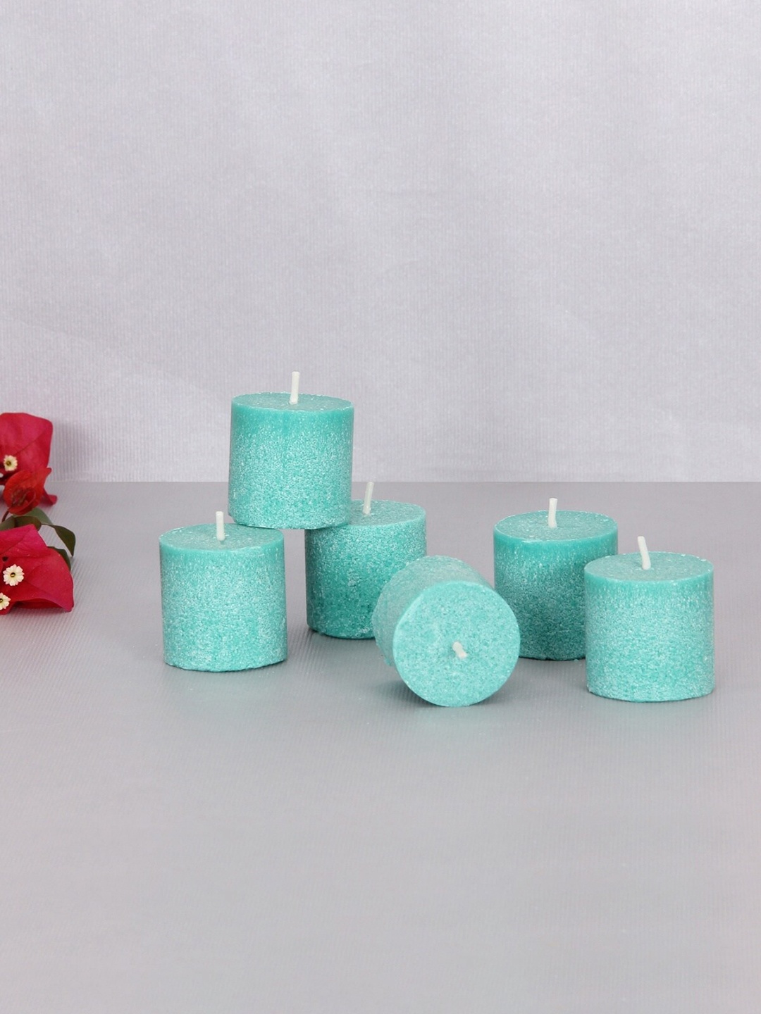 

Home Centre Set of 6 Blue Candles