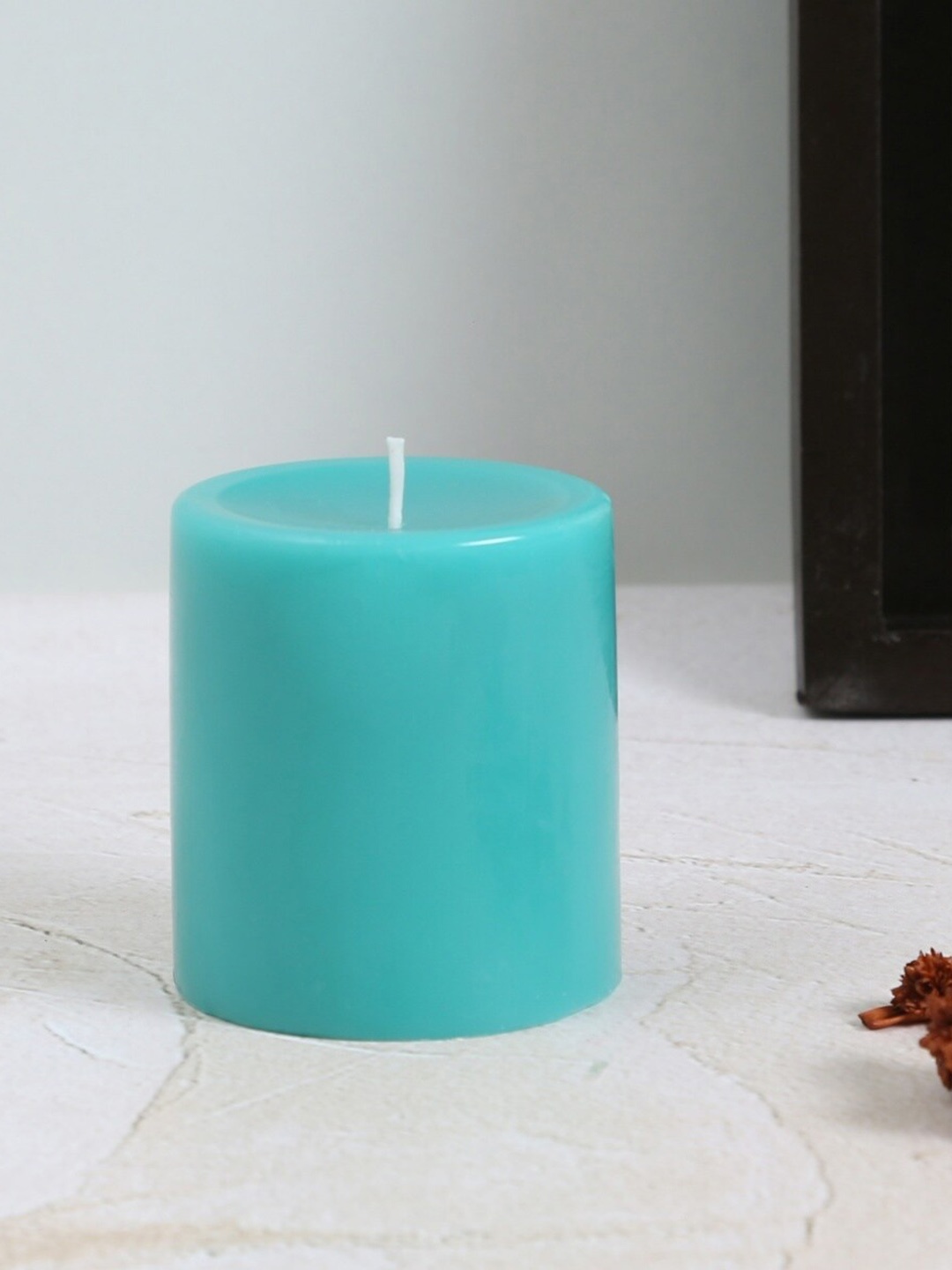 

Home Centre Blue Colour Connect Solid Pillar Candle