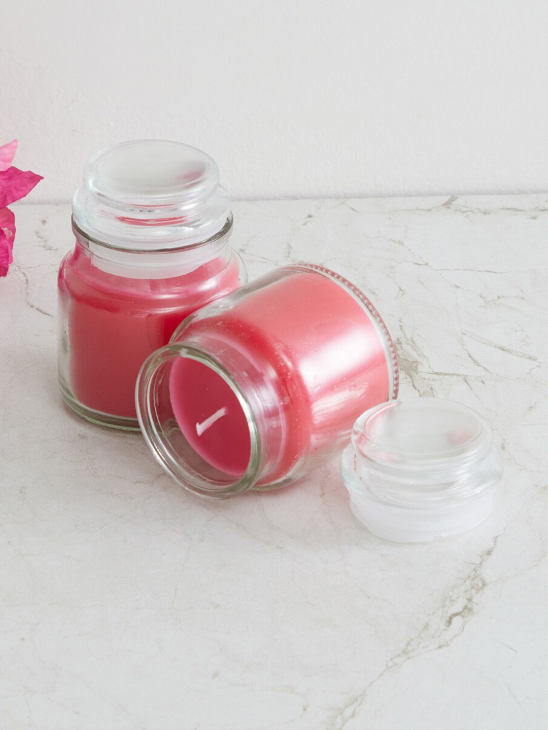 

Home Centre Pink Set of 2 Colour Connect Yankee Jar Candles