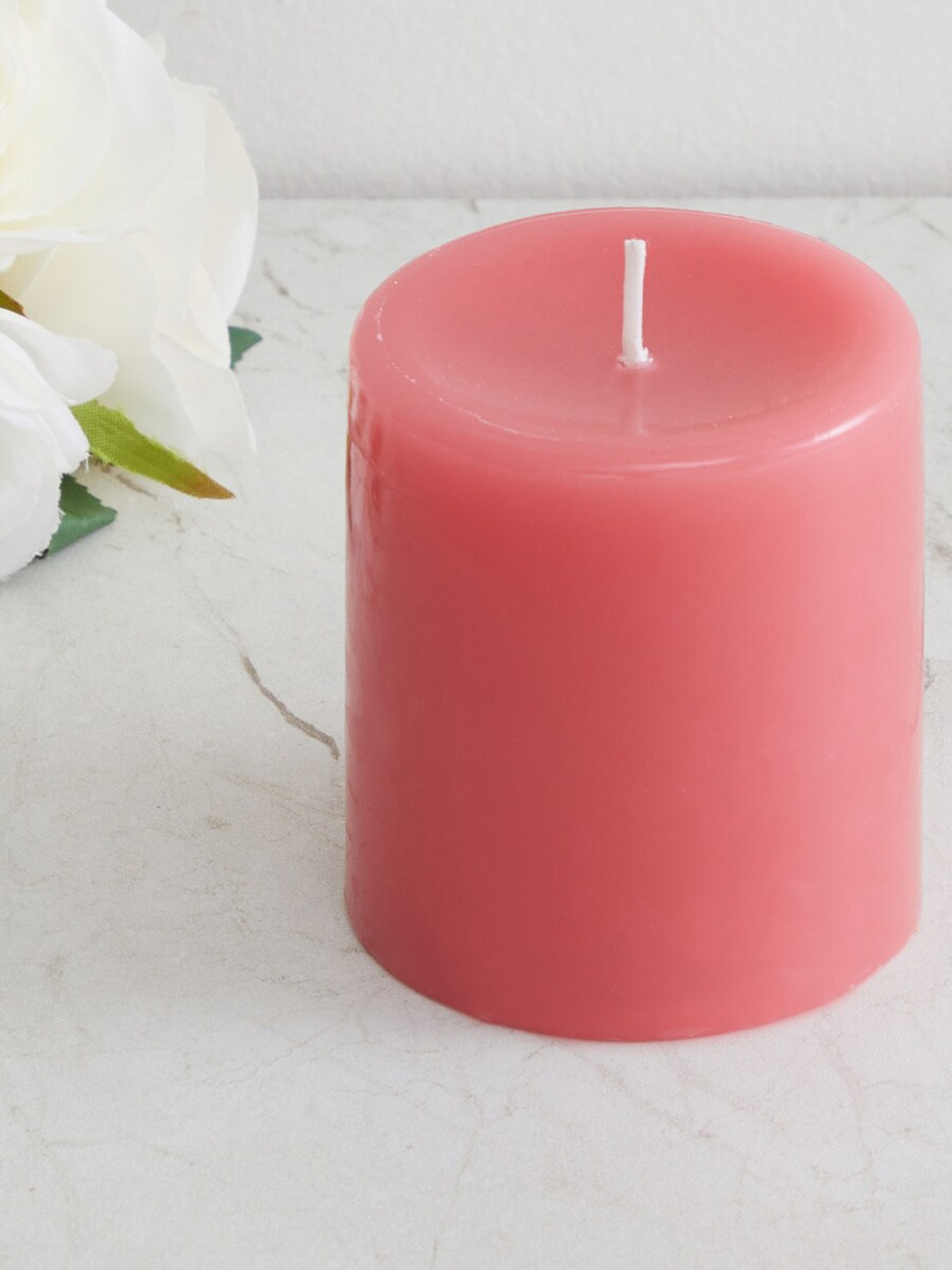 

Home Centre Pink Redolence Summer Sorbet Raspberry Pillar Candle