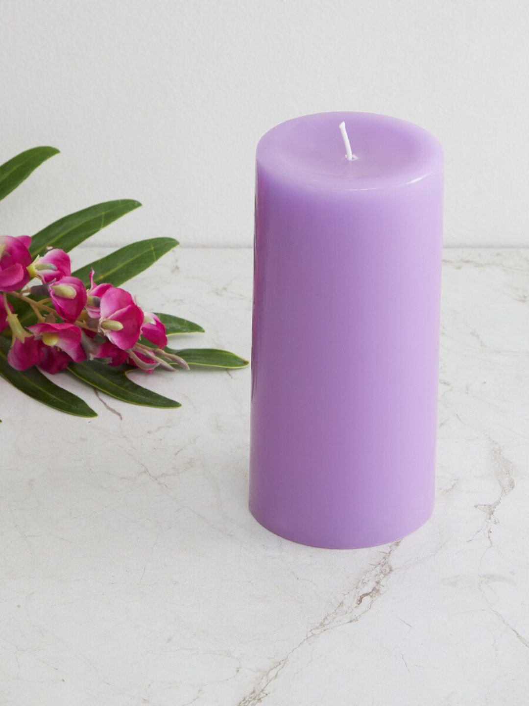 

Home Centre Purple Redolence Round Pillar Candle
