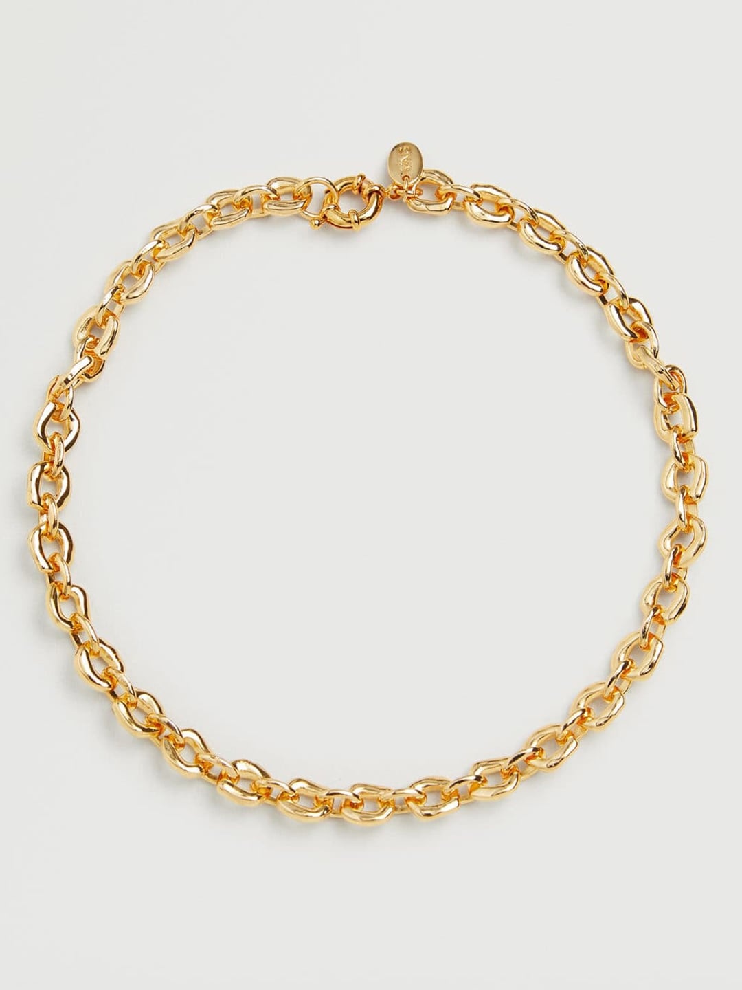 

MANGO Women Gold-Toned Linked Chain Necklace