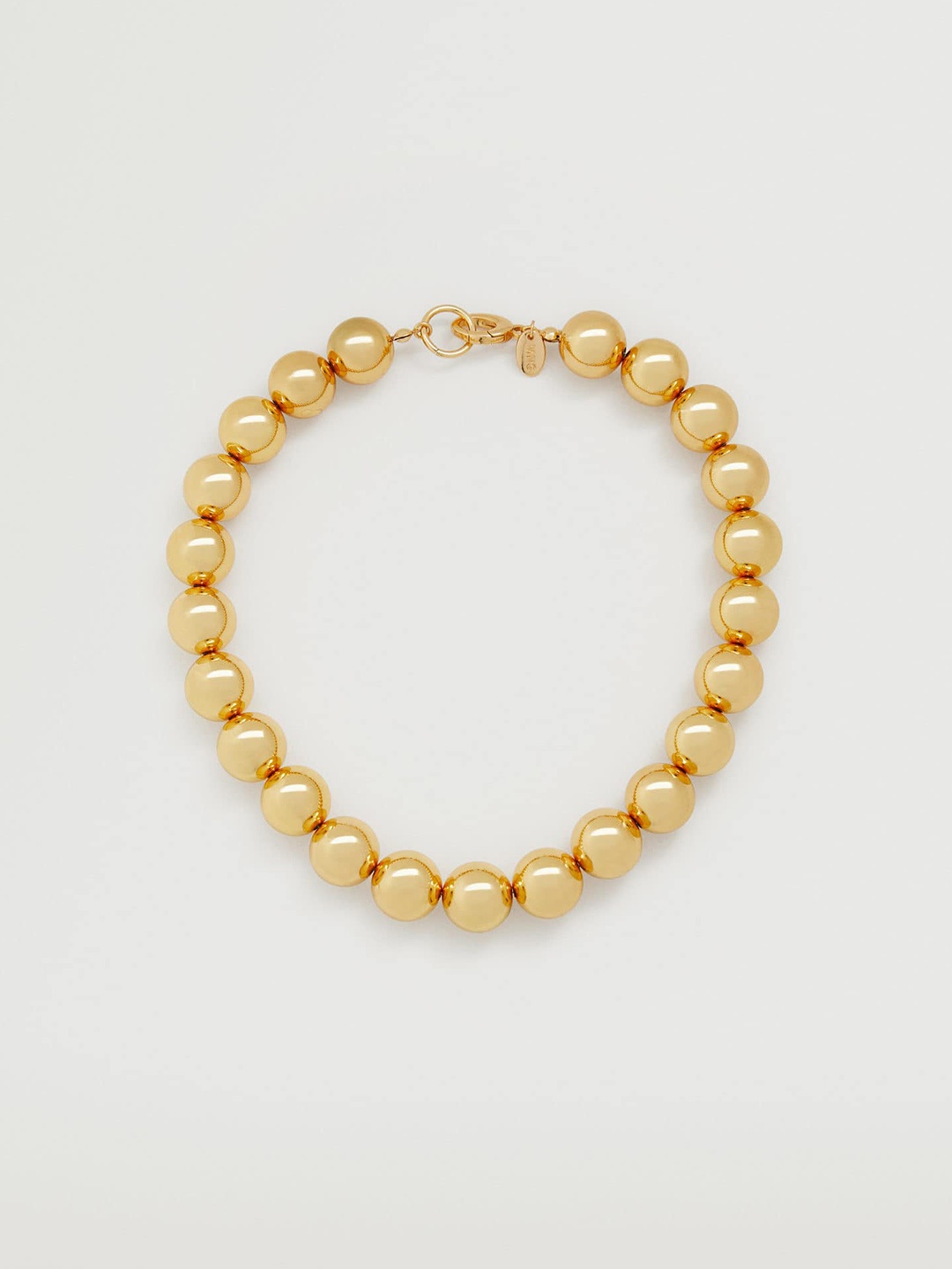 

MANGO Gold-Toned Beaded Necklace