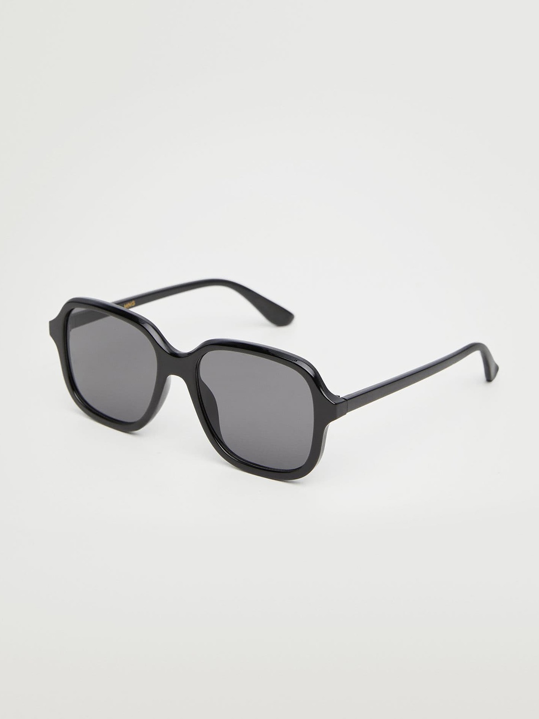 

MANGO Women Grey Lens & Black Oversized Sunglasses with UV Protected Lens 27025769