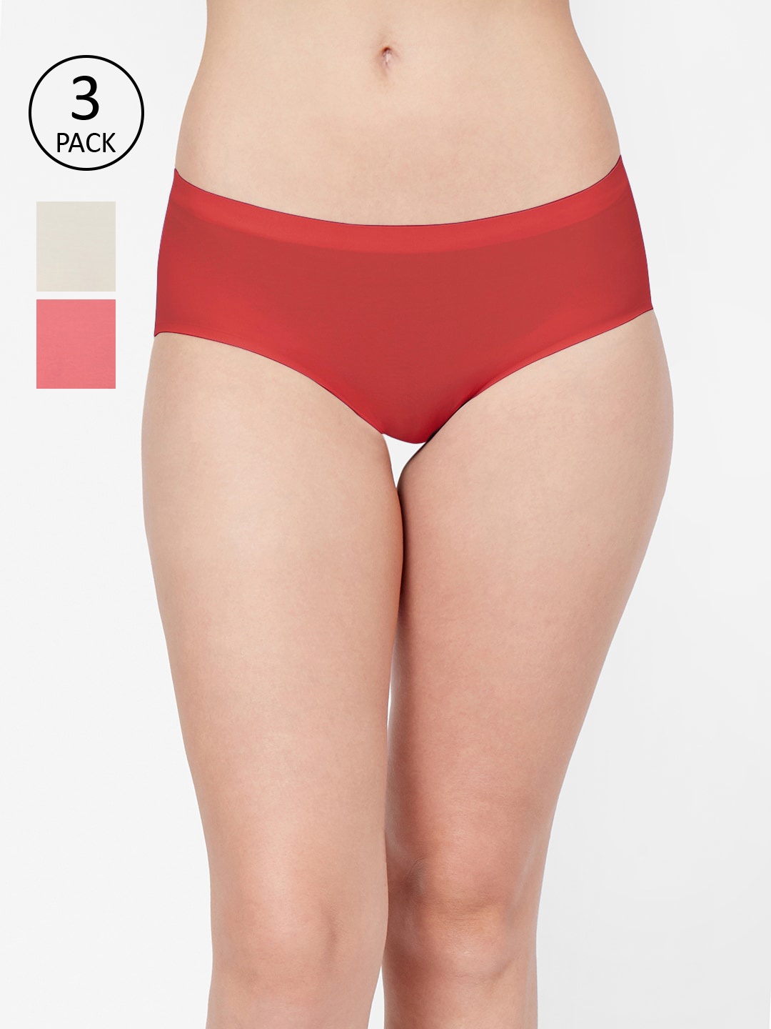 

FashionRack Pack of 3 Assorted Hipster Briefs