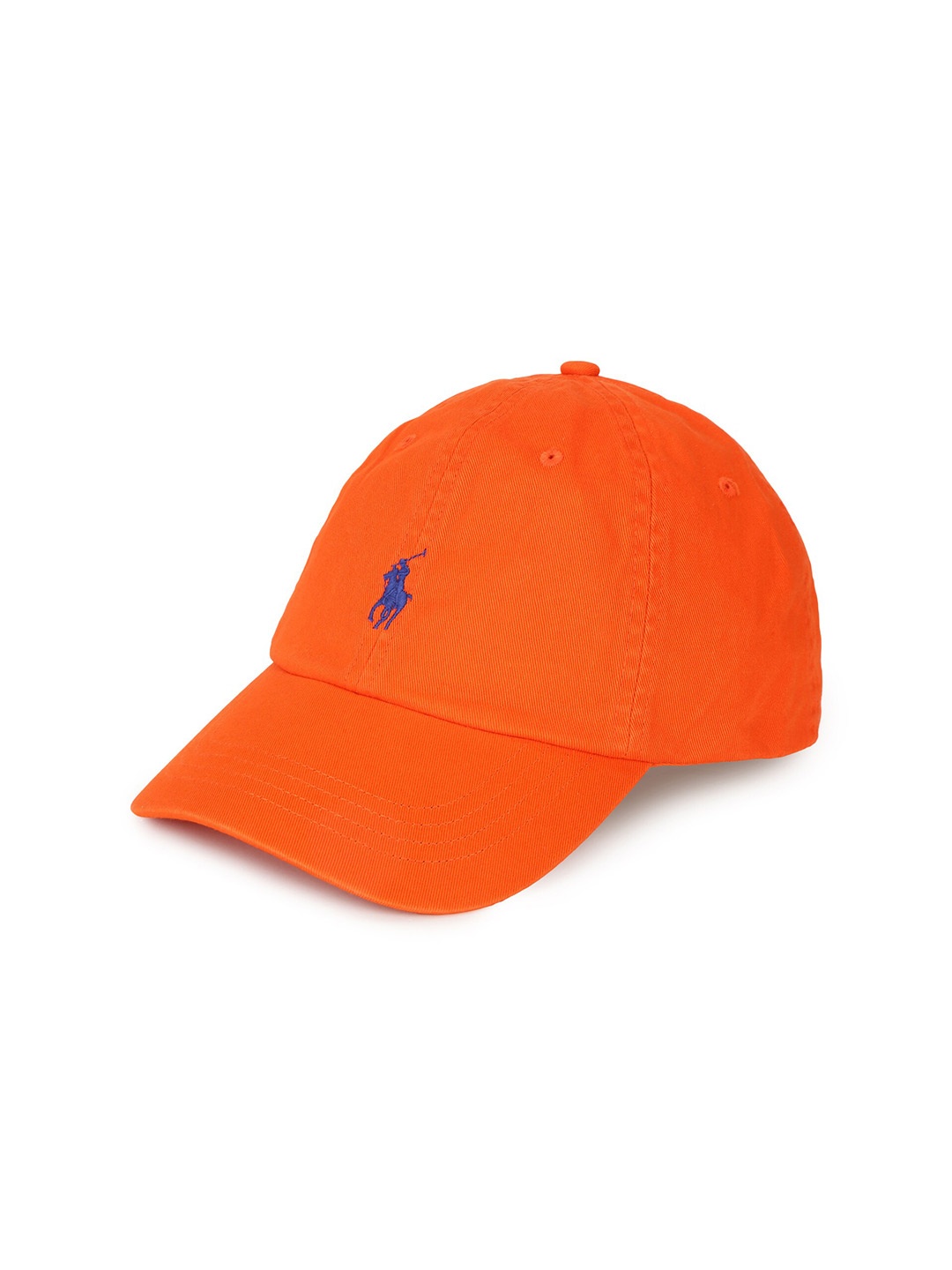 

Polo Ralph Lauren Men Orange & Blue Pure Cotton Baseball Cap