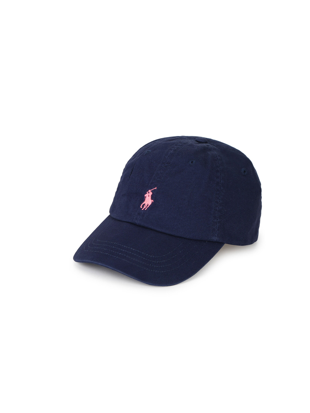 

Polo Ralph Lauren Men Navy Blue & Pink Pure Cotton Baseball Cap