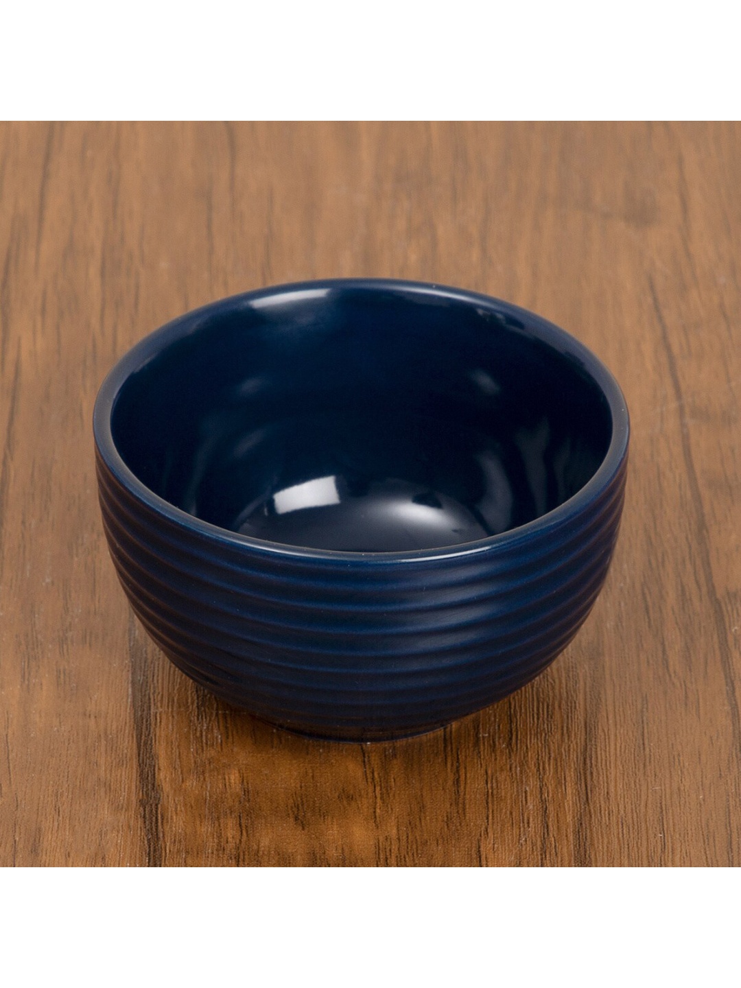 

Home Centre Blue & 1 Piece Stoneware Glossy Bowl