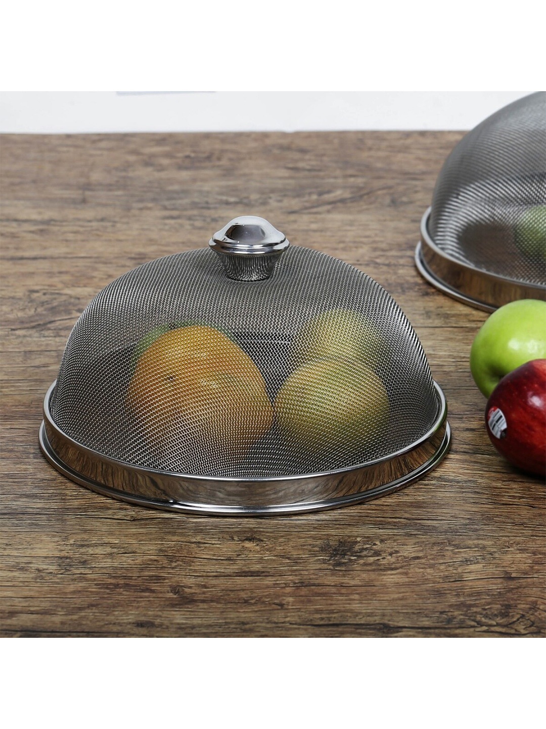 

Home Centre Silver-Toned Steel Dish Cover