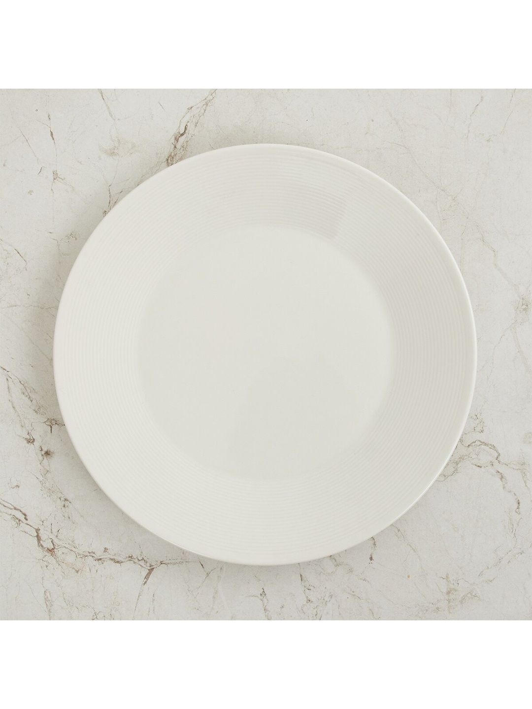 

Home Centre 1 Pieces Porcelain Glossy Dinner Set, White