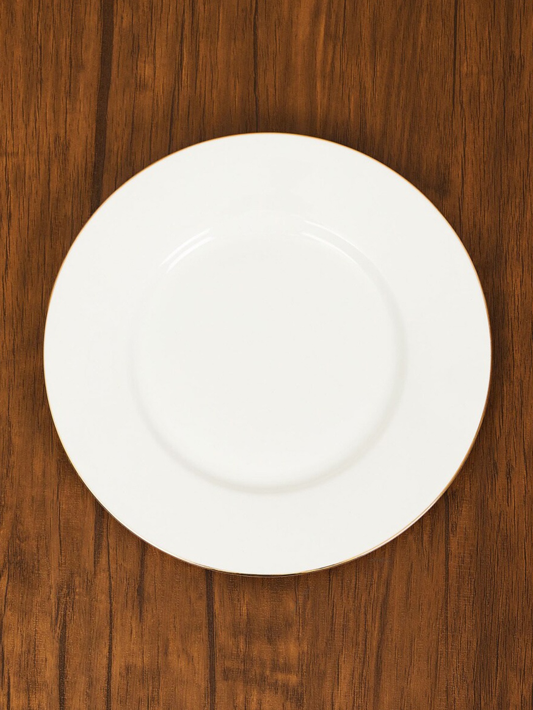 

Home Centre White & 1 Piece Bone China Glossy Plates