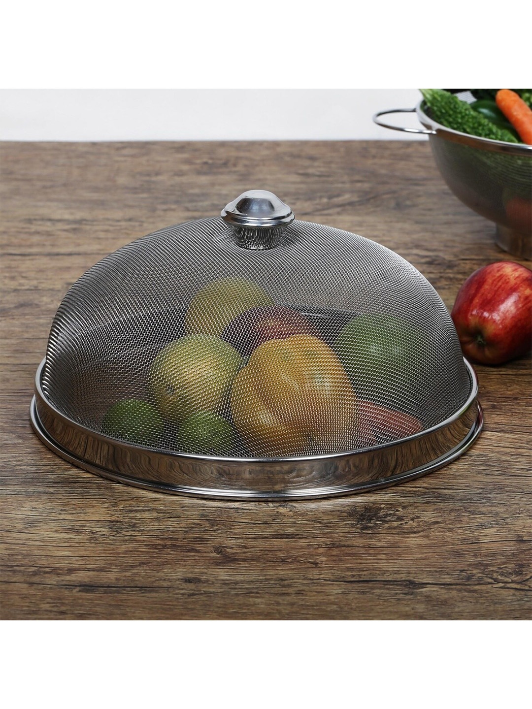

Home Centre Silver-Toned Steel Dish Cover