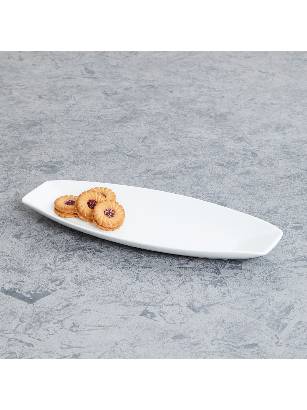 

Home Centre White Bone China Silvano Stellar Platter
