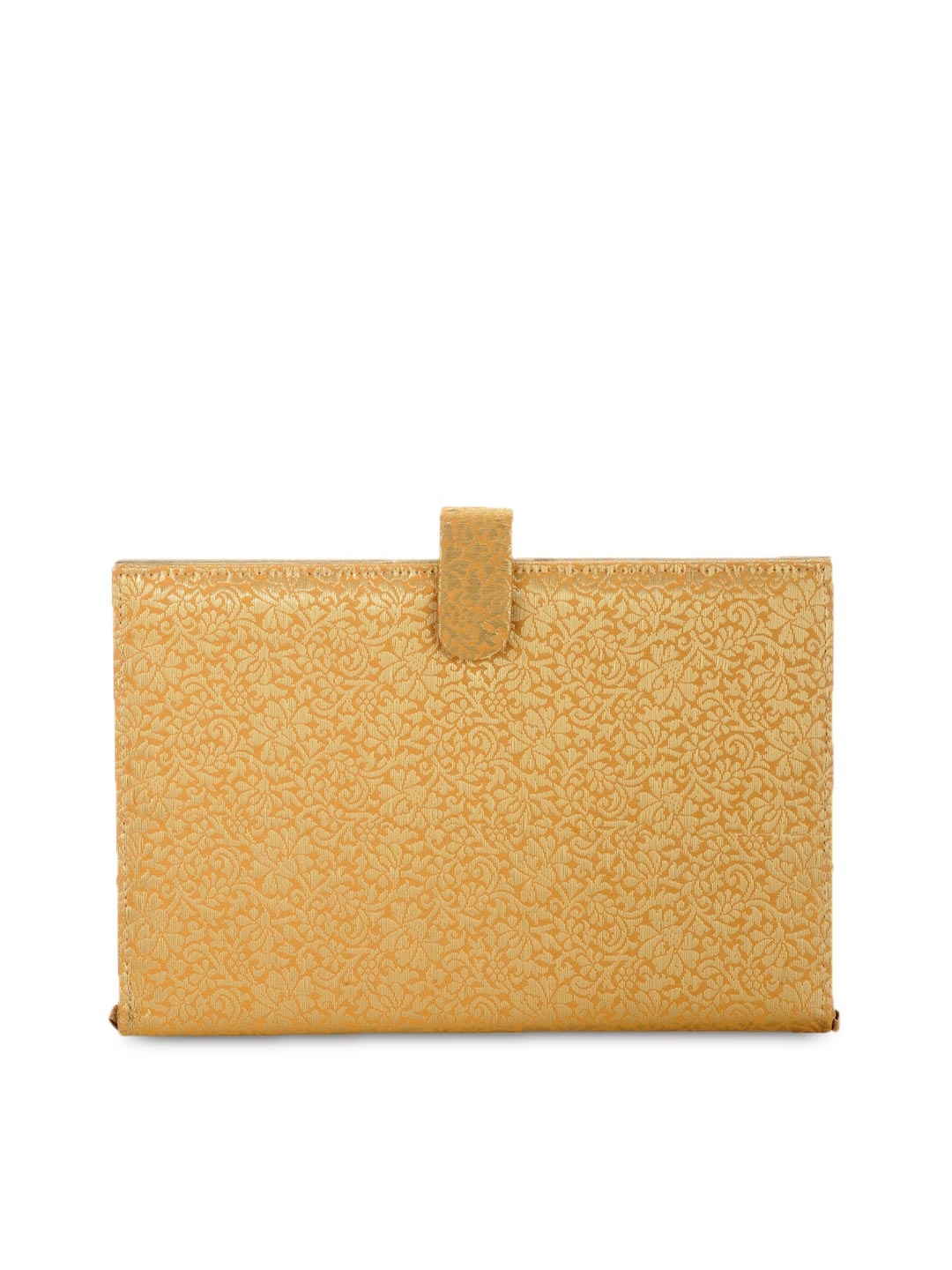 

Tarini Nirula Women Beige Handcrafted Self-Design Wallet