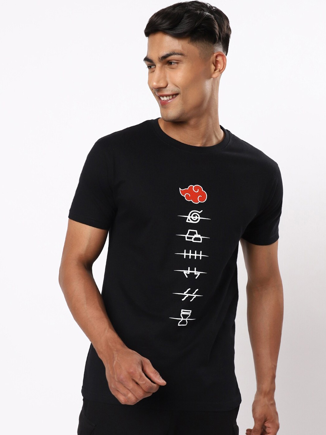 

Bewakoof Men Black Printed T-shirt