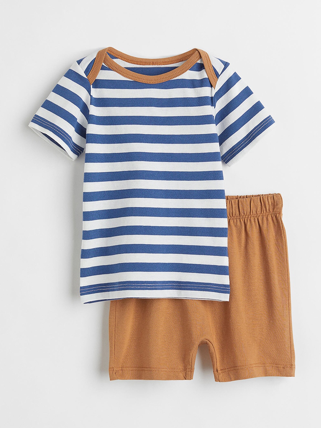 

H&M Girls Blue & Brown 2-Piece Cotton Set