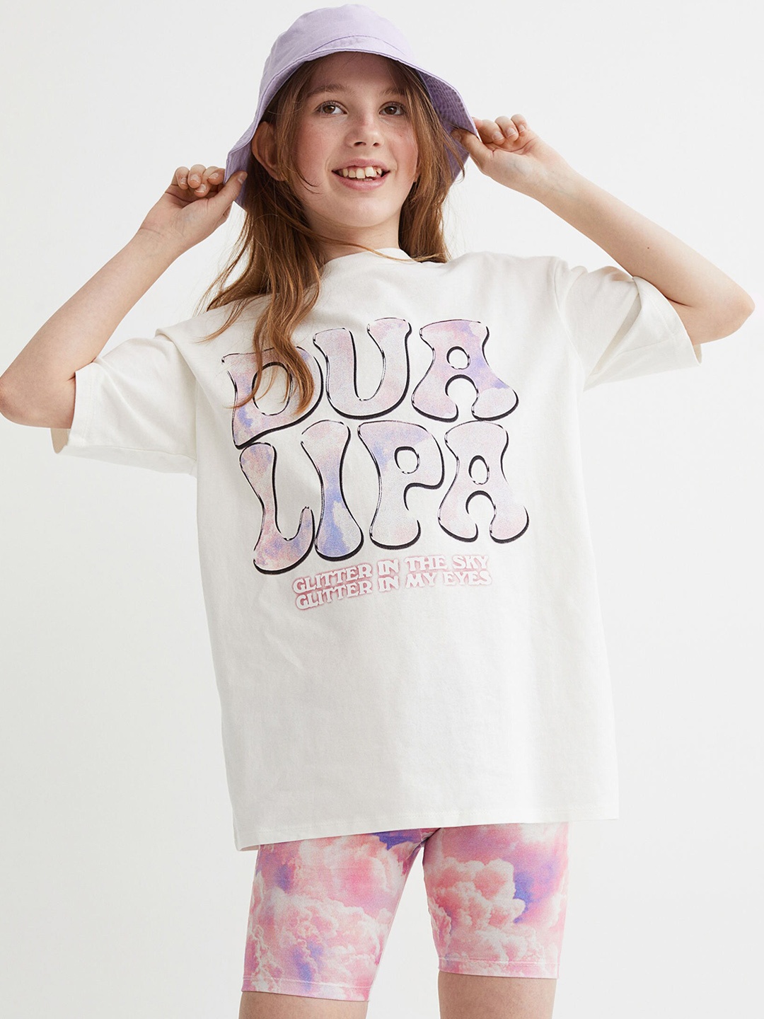 

H&M White & Pink 2-Piece Cotton Set